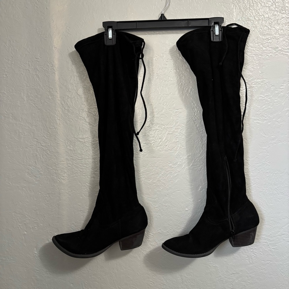 SO Black Over-the-Knee Women's Boots